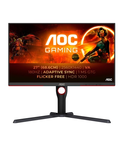 Monitor Gaming AOC Q27G3XMN/BK 2K 27" 180 Hz