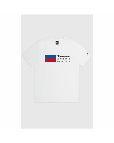 Champion Camiseta de Manga Corta para Hombre Cuello Redondo Algodón Deportiva
