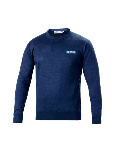 Sparco Sudadera Hombre Azul Marino Cuello Redondo - Sport & Casual
