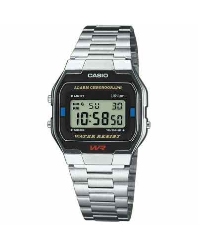 Casio Vintage A163WA-1QES - Montre Femme Digitale Acier Rétro
