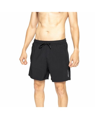 Koalaroo Hatvan - Shorts de sport homme noirs - Idéaux pour l'entraînement et le running
