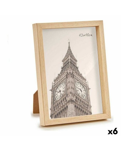 'Brown Photo Frames 15.6x20.7 cm Plastic (Set of 6)'
