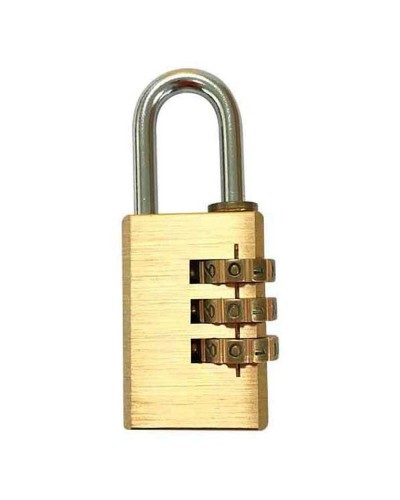 Cadenas à combinaison | Laiton massif | 4 chiffres | Haute sécurité
