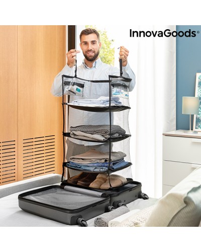 InnovaGoods Sleekbag: Scaffale Pieghevole Portatile da Valigia - Salvaspazio
