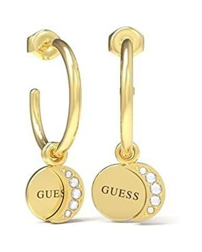 Guess Women's Earrings 2780704 Pendant Logo Crystals Silver
