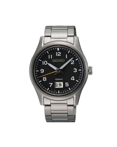 Seiko SUR569P1 Men's Watch Stainless Steel Silver Date
