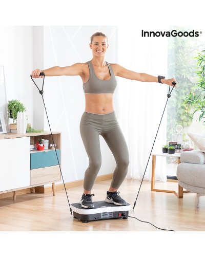 Vibrationsplatta med tillbehör och träningsguide Vybeform InnovaGoods