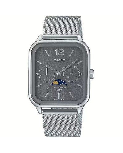 Miesten rannekellot Casio MTP-M305M-8AVER Harmaa Hopeinen