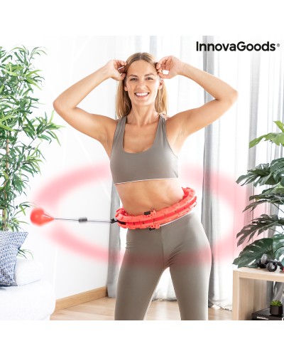 InnovaGoods Fittehoop Anneau de Fitness Réglable - Hula Hoop avec Poids
