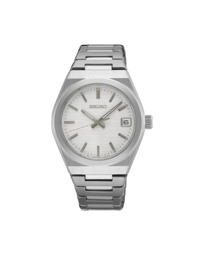 Horloge Heren Seiko SUR573P1 Zilverkleurig (Ø 34 mm)