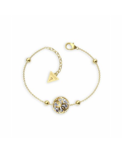 Guess Llavero Mujer Logo Estrás Plata/Oro - JUBB01394JWYGS
