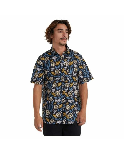 O'Neill Shirt Leaf Leaves Men's - Short Sleeve, Floral Print
