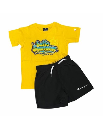 Champion Essentials Sportanzug für Kinder Gelb - Baumwolle
