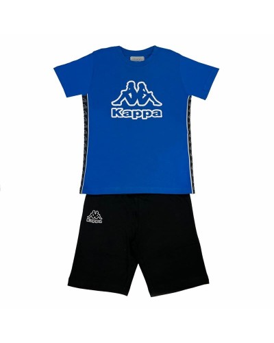 Kappa Ensemble de sport pour enfant Bleu - Survêtement d'entraînement de football léger
