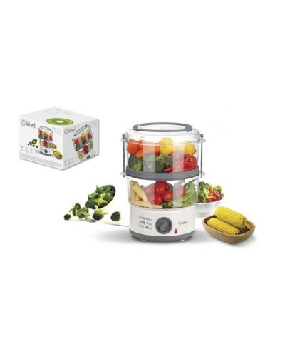 Cuiseur à Vapeur Électrique Kiwi KFS-2903 5 L 500W Blanc