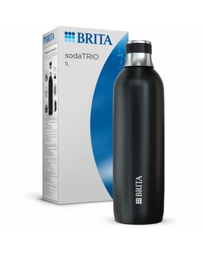 Thermosflasche Brita Schwarz 1 L