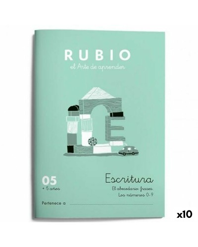 Writing and calligraphy notebook Rubio Nº05 A5 spanska 20 Blad (10 antal)