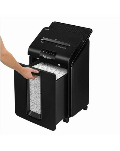 Micro-Cut Paper Shredder Fellowes AutoMax100M Black