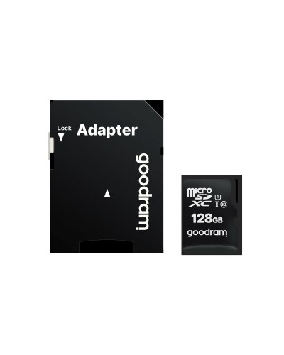 Micro SD Memory Card with Adaptor GoodRam UHS-I Class 10 100 Mb/s