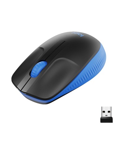 Optical Wireless Mouse Logitech M190 1000 dpi Blue Black/Blue