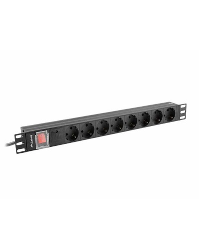 Multipresa 19" 8 Tomas Schuko Lanberg PDU-08F-0200-BK