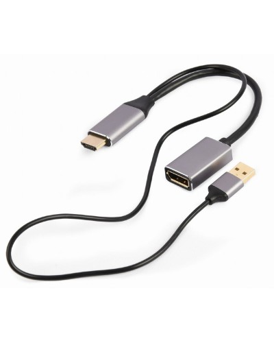 Adaptateur DisplayPort vers HDMI GEMBIRD A-HDMIM-DPF-02 Noir 4K Ultra HD