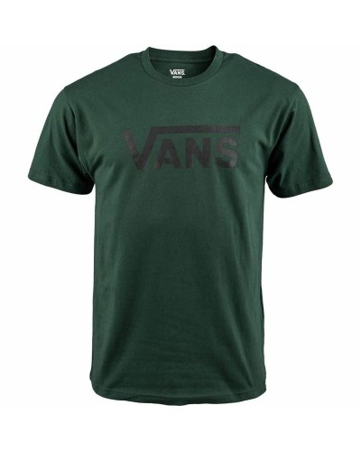 Vans Drop V T-Shirt Homme Manches Courtes Verte - T-Shirt Décontracté Coton
