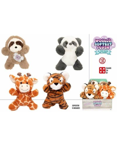 Colorbaby Beverly Hills : Peluche Doux 28cm - Idée Cadeau Parfaite
