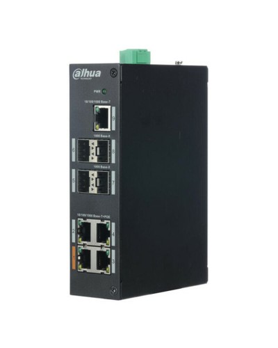 Dahua MX-OPT-IO1 Industrial Ethernet Switch, 1 Optical Port, Compact
