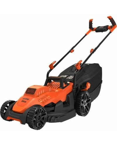 Cortacésped eléctrico Black & Decker BEMW461BH-QS, 1400 W, cuchilla de 34 cm
