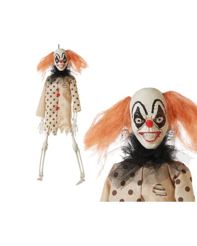 Halloween-Dekoration Skelett Clown 40 cm