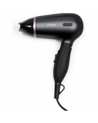Livoo Sèche-cheveux Compact, 2 Vitesses, Diffuseur, Voyage
