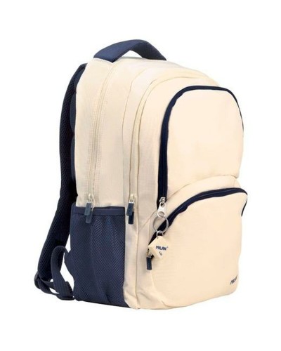 Milan Serie1918 School Backpack: 46.5x30x17 cm - Official AC Milan
