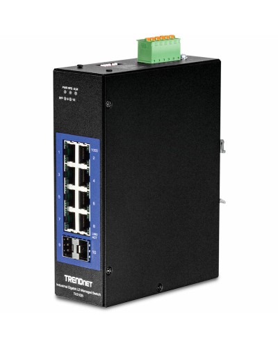 Trendnet TI-G102i Industrial Gigabit Switch - DIN-Rail Mount, Wide Temperature
