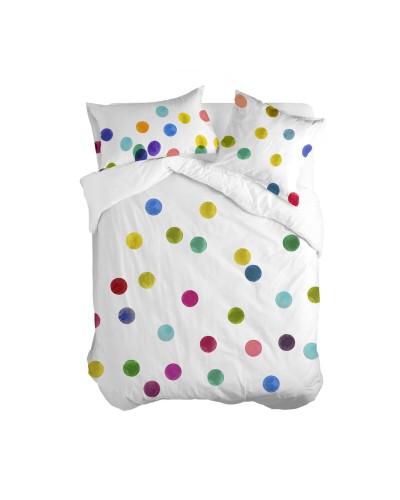 HappyFriday Confetti Multicolored Duvet Cover, 140x200 cm - Soft and Breathable Fabric
