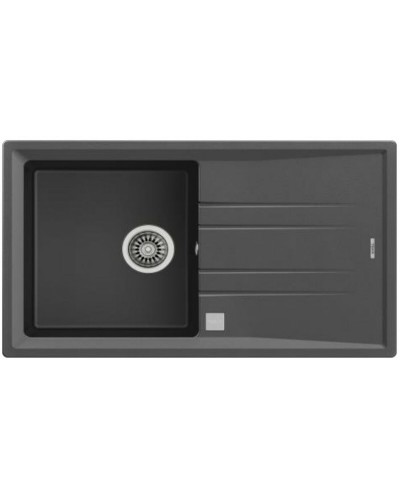 Wastafel met Eén Spoelbak Teka Stone 50BTG Grijs