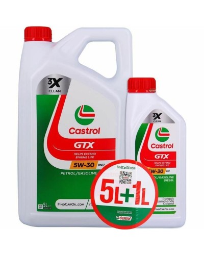 Castrol GTX 5W-30 Engine Oil Car 6 Liters - Advanced Protection
