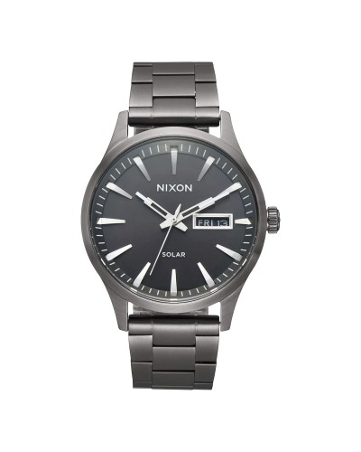 Montre Nixon Homme Grise 40mm - Design Minimaliste Acier
