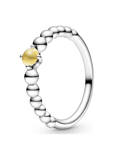 Ring Dames Pandora YELLOW STONE - RING - SIZE 50