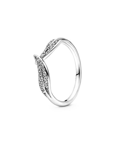 Ring Dames Pandora LEAF PAVE - RING - SIZE 52