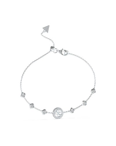 Guess Armband Damen JUBB04156JWRHT-U, Kristalle, Silber, Elegant
