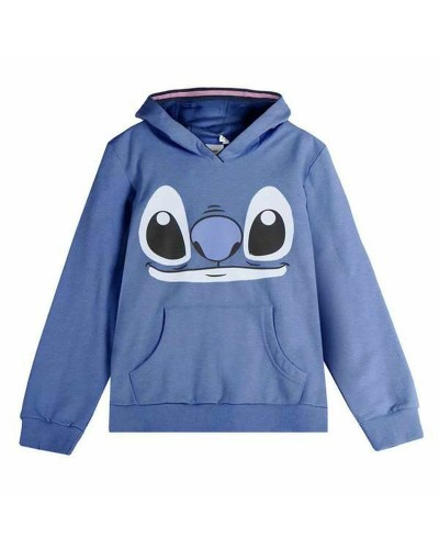 Jungen Sweater mit Kapuze Stitch Blau