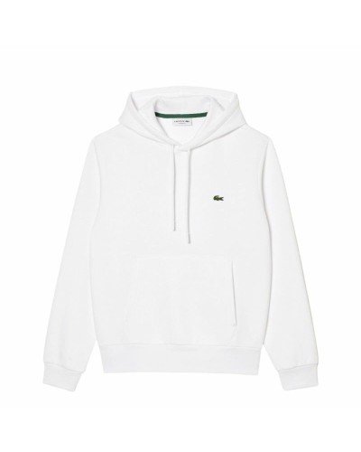 Tröja med huva Herr Lacoste Core Performance Vit