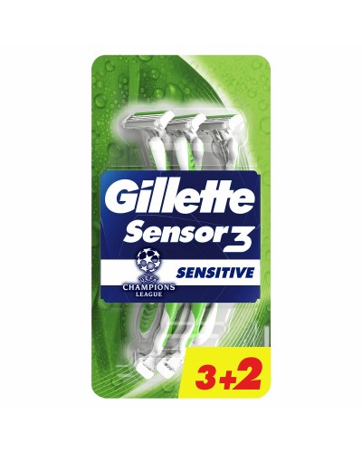 Rasoirs Jetables Gillette SENSOR (5 Unités)