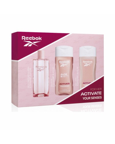 Set de Parfum Femme Reebok ACTIVATE YOUR SENSES 3 Pièces