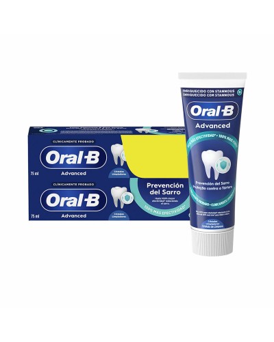 Dentifrice Anti-Tartre Oral-B ADVANCED 75 ml 2 Unités