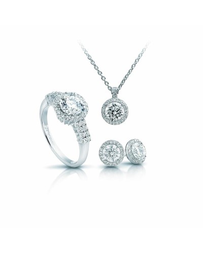 Ketting met bijpassende oorbellen Diamonfire 1312691902165 Ring