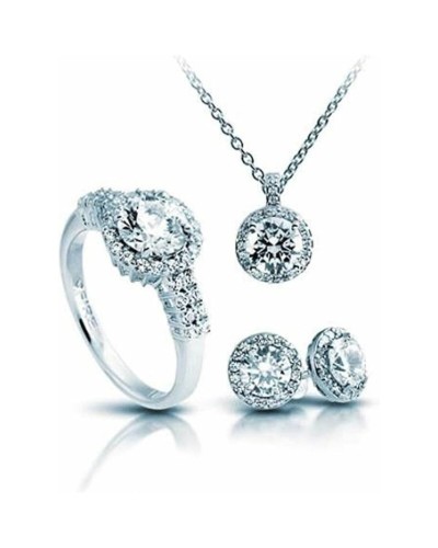 Halsband och matchande örhängesset Diamonfire 1312691903175 Ring