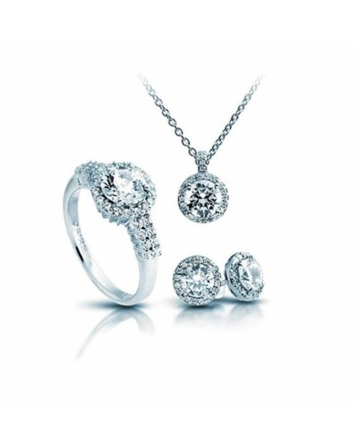 Ketting met bijpassende oorbellen Diamonfire 1312691916160 Ring