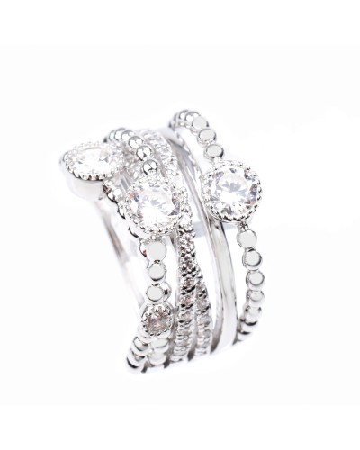 Naisten sormus Diamonfire 6117801082160 (16)